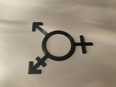 Transgender Symbol – Sharp 3D Printer Model