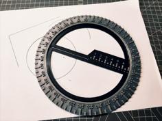 Protractor 3D Printer Model