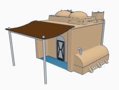 Tatooine Building 5 (Mos Eisley House) 3D Printer Model