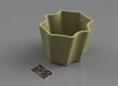 Plant Pot And Planter Vase Type K1 Striato * Italian Design * 3D Printer Model