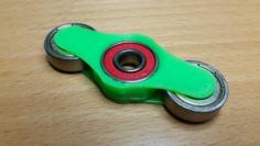 Open Wheel Three Bearing Fidget Spinner 3D Printer Model