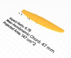 147 Cm² LS-Carve, Molds For Foil Stabilizer 3D Printer Model