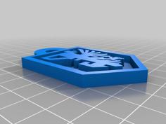 Badge “REZIST GENEVA” 3D Printer Model