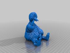 Sesame Street Big Bird Fanart 3D Printer Model