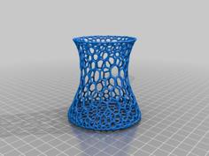 Toothbrush Cup Voronoi Style 3D Printer Model