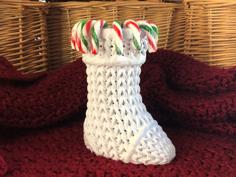 Knitted Stocking Container 3D Printer Model