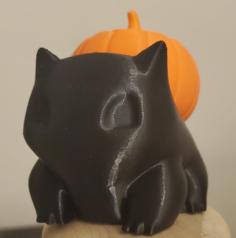 Halloween Pumpkin Add-on For The Bulbasaur Planter 3D Printer Model