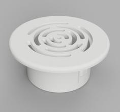 Vent Cover For 45mm. Tube 3D Printer Model