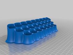 24 Gel Paste Holder 3D Printer Model