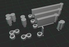 DungeonSticks: Design Templates (v2) 3D Printer Model