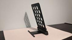 Phone Stand (two Part) 3D Printer Model