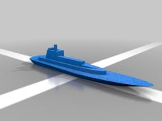 Axis And Allies Destroyer 3D Printer Model