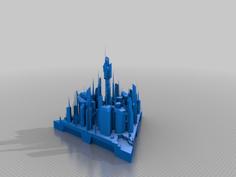 Stargate Atlantis City Core 3D Printer Model