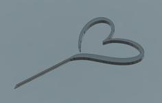 Heart Pike Scaleable 3D Printer Model