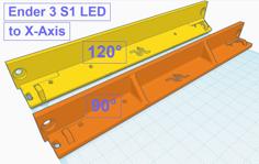 Ender 3 S1 LED Light Bar Remix 3D Printer Model