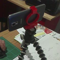 Samsung Galaxy S5 Tripod Mount 3D Printer Model