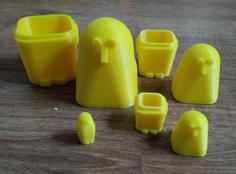 Penguin Russian Dolls 3D Printer Model