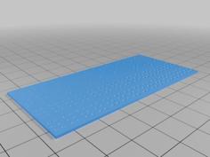 Braille Text For OpenSCAD 3D Printer Model