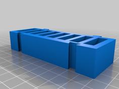 Jasond-Compatible Parametric Battery Holder For Cylidrical, Rectangular And Coin Cells 3D Printer Model