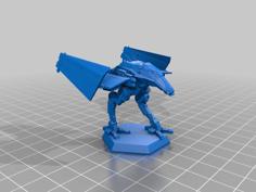 Raven Q-LAM – 35 Ton Battlemech 3D Printer Model