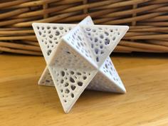 Voronoi Tetrahedron Matrix (Star Tetrahedron) 3D Printer Model