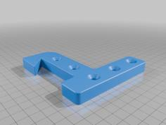 Universal French Cleat Holder 3D Printer Model