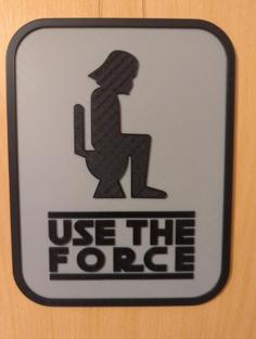 Star Wars Toilet Sign 3D Printer Model