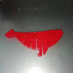 Flexi Whale 3D Printer Model