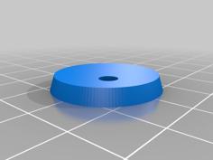 25MM ROUND BASE WITH HEXAGONAL HOLE 3D Printer Model