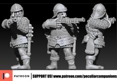 Dwarf Arquebusier – Gunner (fixed) 3D Printer Model