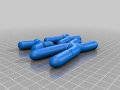 N=3 Chromosomes For Meiosis 3D Printer Model