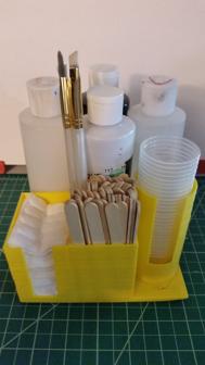 Airbrush Paint Bottle Holders 3D Printer Model