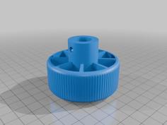 Adjustable Piano Bench Knob 3D Printer Model