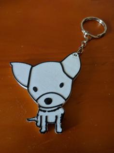 Chiwawa Keychain 3D Printer Model