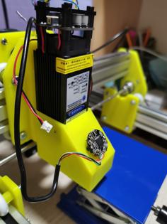 Laser Engraver Hood/extractor, Camera Holder 3D Printer Model