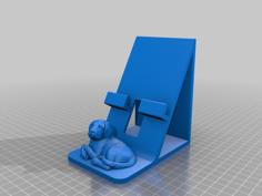 Phone Stand With Dog 3D Printer Model