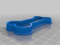 Dog Bone Cookie Cutter 3D Printer Model