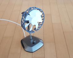 Cage For Arctic Breeze USB Desk Fan 3D Printer Model