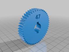 Craftsman 109 Lathe Metric Conversion Gears 3D Printer Model