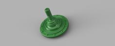 Spinning Top 3D Printer Model