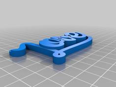 Love Keyring By Techie_Baksh 3D Printer Model