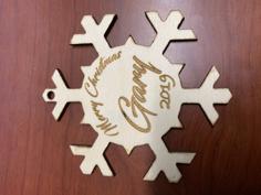 Lasercut Snowflake