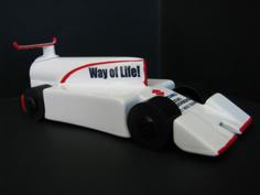 F1 In Schools: Model F1 Car 3D Printer Model