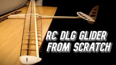 Laser Cut RC DLG 1500, RC Glider, Balsa Construction