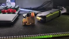 9mm Snapcap Dummy Bullet Projectile Brass 3D Printer Model