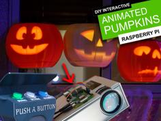 DIY Interactive Projected Pumpkins – Raspberry Pi Controlled And 3D Printed Halloween Project 3D Printer Model