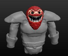 Dr.Strausberry Power Armor-Sculptris 3D Printer Model