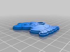 Monkey KeyChain 3D Printer Model