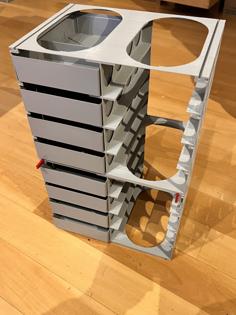 Fischertechnik Storage Rack 3D Printer Model