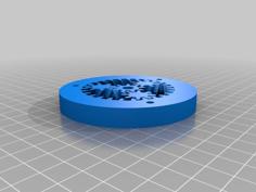 Exact Gear Path Generator 3D Printer Model